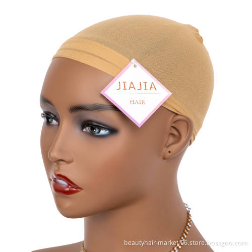 JIAJIA Free shipping breathable stretchable nylon stocking sample black net wig net cap